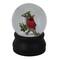 5.5" Red Cardinal on Branch Snow Globe Glitterdome